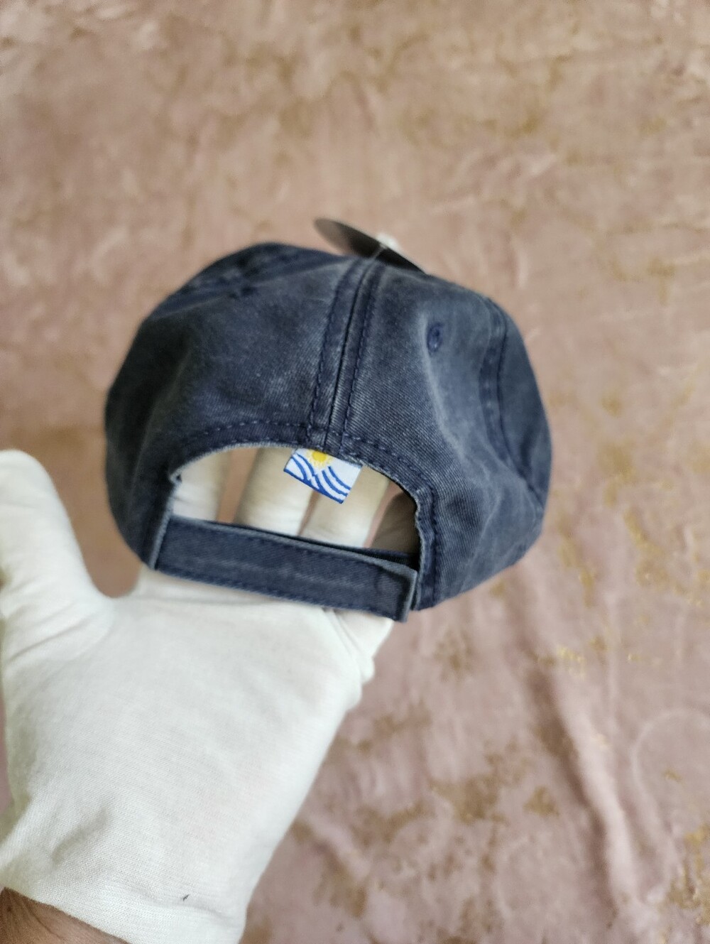 URUGUAY | Faded Blue Baseball Cap with Pink Patch - Picture 13 of 17